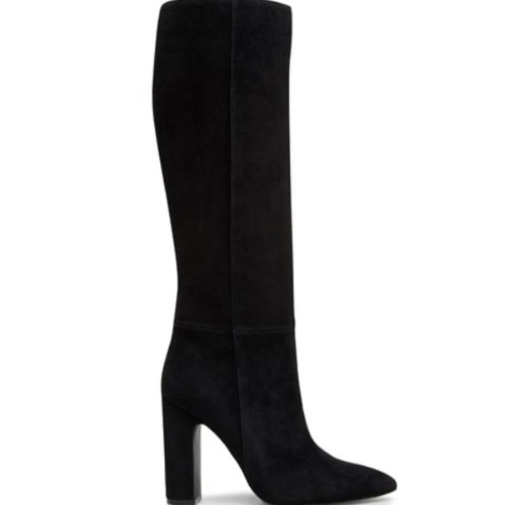 RANSOM BLACK SUEDE Steve Madden boots